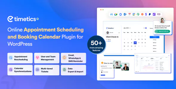 WP Timetics - Appointment Booking WordPress Plugin