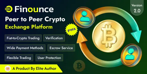 Finounce - An Advance Peer to Peer Crypto Exchange Platform